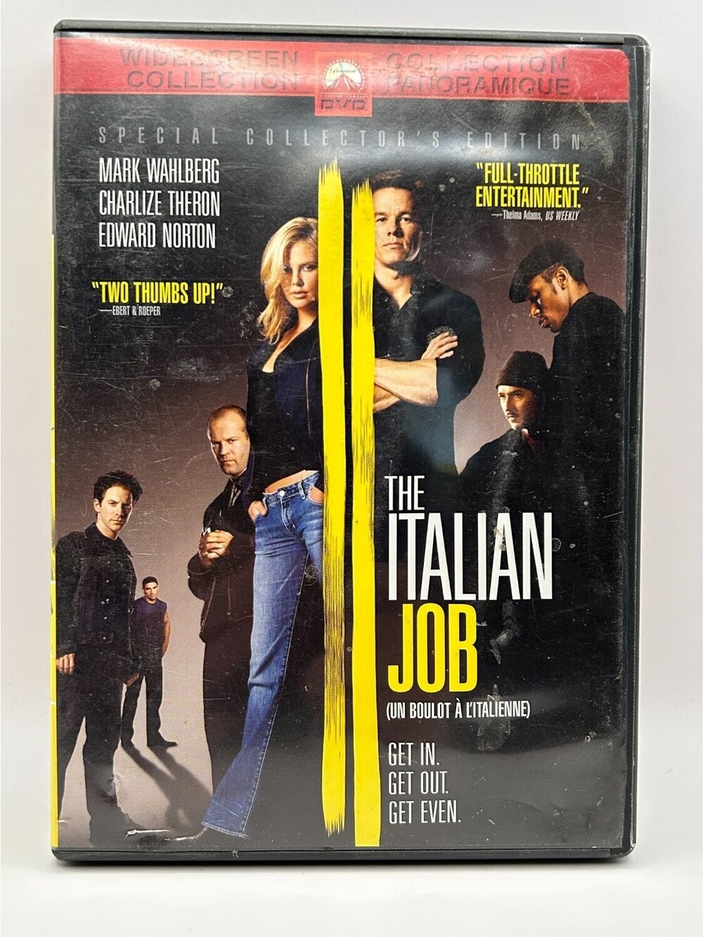 The Italian Job DVD Special Collector's Edition Mark Wahlberg 2003 Action